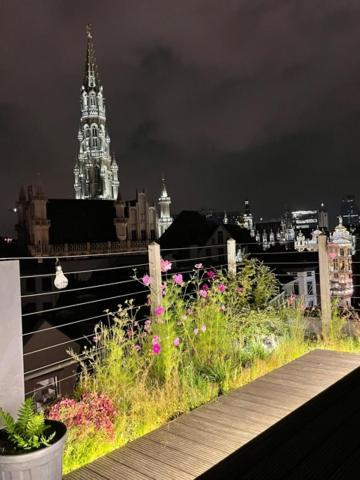 Duplex Dernier Etage Avec Terasse A Deux Pas De La Grand Place Brüsszel Kültér fotó
